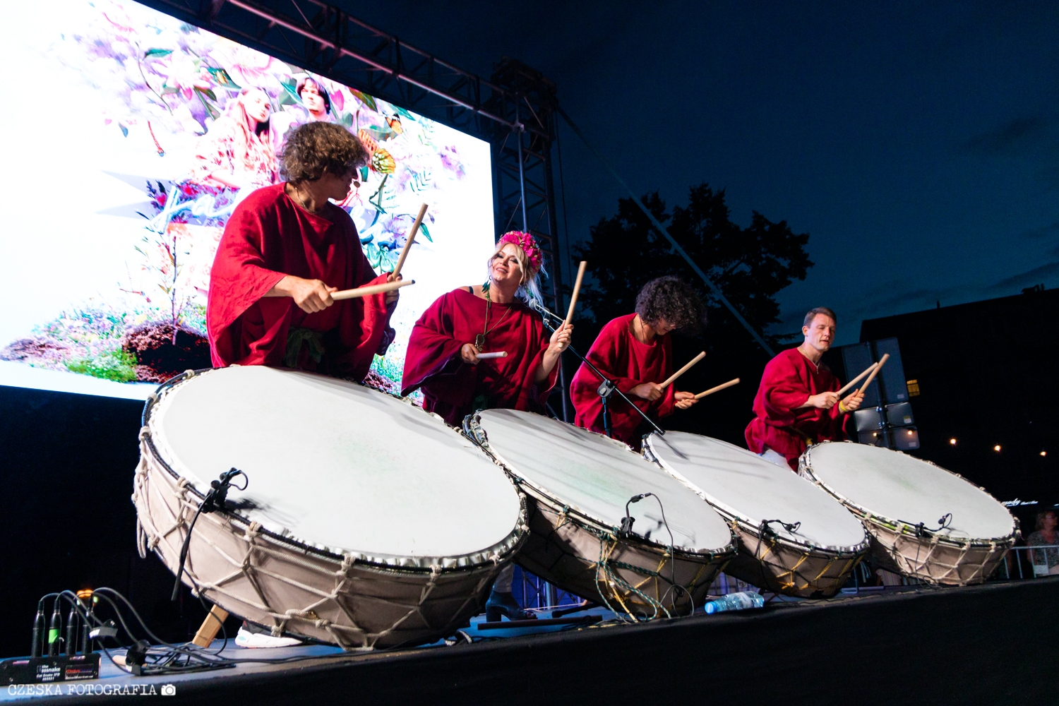 Bazarnik Drums podczas Festiwalu Jabłonki Swawole